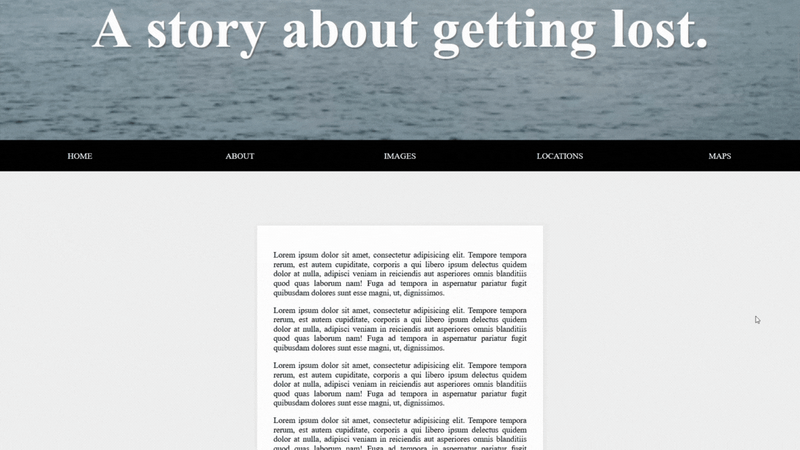 Day 24 Sticky Nav preview
